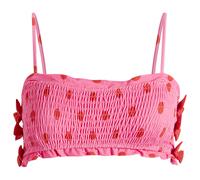 Damson Madder Women's Shirred Bow Bikini Top Pink