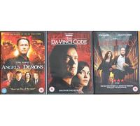 DAN BROWN'S TRILOGY - THE DA VINCI CODE + ANGELS & DEMONS + INFERNO complete collection 2006 -2017