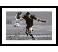 Dan Carter - New Zealand All Blacks Autograph Signed & Framed Photo Display 2