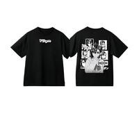 Dan Da Anime DDDT T-Shirt Momo Versatile Casual Round Neck Loose Short Sleeve Top