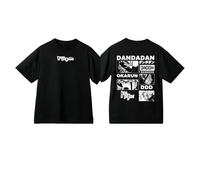Dan Da Anime DDDT T-Shirt Momo Versatile Casual Round Neck Loose Short Sleeve Top