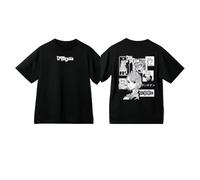 Dan Da Anime DDDT T-Shirt Momo Versatile Casual Round Neck Loose Short Sleeve Top