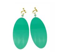 Dan Da Dang Earrings Dan Da Dang AyaseMomo Cosplay Accessories Green Acryl Jewellery Anime Dandadans Figure Merch