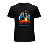 Dan Dare Mens T-Shirt Pilot of The Future Tee Black 3XL