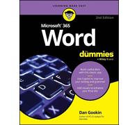 Dan Gookin Microsoft 365 Word For Dummies (Paperback) (US IMPORT)