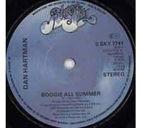 DAN HARTMAN - BOOGIE ALL SUMMER 7 INCH (7" 45) UK BLUE SKY 1979 (Katalog-Nummer: SSKY7741)