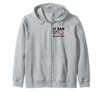Dan Name Can't Fix It No One Can Handyman Construction Zip Hoodie