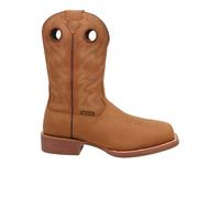 Dan Post Boots Mens Hames 11 Inch Waterproof Square Toe Work/Duty - Brown, Tan, 9.5 UK