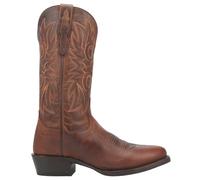 Dan Post Mens Cottonwood Embroidered Round Toe Casual Boots Mid Calf - Brown, Rust Copper, 13 Wide