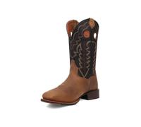 Dan Post Men's Lance Western Boot, Tan/Black, 10 UK