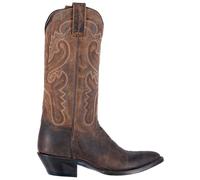 Dan Post Womens Marla Round Toe Pull On Casual Boots Mid Calf Low Heel 1-2" - Brown, Bay Apache, 4 UK