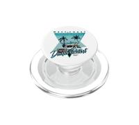 Dana Point West Coast California Retro 80s Surf Longboard PopSockets PopGrip for MagSafe