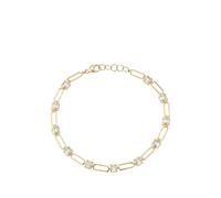 Dana Rebecca Designs Sadie Deco diamond bracelet - Gold 17.5