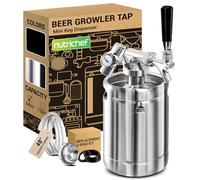 Dana Trading PKBRTP50.3 NutriChef Homebrew Mini Stainless Steel CO2 Home Keg Dispenser System (64 oz.)