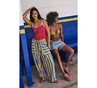 Dana Trousers by free-est at Free People in Green And Blue Combo, Size: XS - female