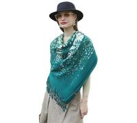 DANA XU Unisex's Pph2109 Pashmina Shawl, 86 Green, 9643 INCHES