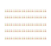 DANAIXZ 100PCS Cat Shaped Clips Strong Metal Paper Clips for Office Documents Supplies Gold Rose Gold Colors Rustproof Durable