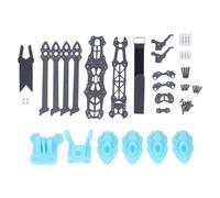 DANAIXZ 295mm Racing Drone Frame Carbon Fiber H Structure Quadrotor FPV Drone Frame with 5mm Arm Accessory for FPV Racing Drones and DIY Enthusiasts (Blue)