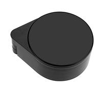 DANAIXZ 3 Tier Sugar Salt Rim Glass Bartender Tool Premium Black Acrylic ABS Multi Compartment Tray for Lime Salt Sugar Professional Grade for Home Bars Cocktail Parties 16x20x7.2c
