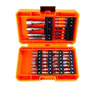 DANAIXZ 39 PCS PROFESSIONAL DRILL BIT SET HEAVY DUTY IMPACT DRIVER BITS AND SCREWDRIVER BITS ALLOY STEEL CONSTRUCTION FOR WOODWORKING METALWORK AUTOMOTIVE REPAIR DIY PROJECTS WITH (39 Pcs)