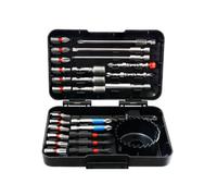 DANAIXZ 39 PCS PROFESSIONAL DRILL BIT SET HEAVY DUTY IMPACT DRIVER BITS AND SCREWDRIVER BITS ALLOY STEEL CONSTRUCTION FOR WOODWORKING METALWORK AUTOMOTIVE REPAIR DIY PROJECTS WITH (27 Pcs)