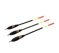 DANAIXZ 3Pcs Premium Balsa Wood Fishing Floats Set High Sensitivity Bobbers with Bright Colors for Freshwater Saltwater Fishing Tackle Accessories 1.5+6g 1.5+5g 1.5+4g
