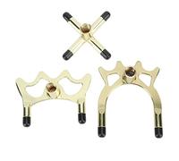 DANAIXZ 3PCS Professional Pool Bridge Head Aluminum Alloy Billiard Cue Bridge Head with Multiple Positions for Advanced Players and Beginners Durable Lightweight Design