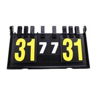 DANAIXZ 4 Digit Tabletop Scoreboard Flip Score Keeper Portable Durable ABS Plastic for Table Tennis Badminton Tennis Football Volleyball Sports Matches Indoor Outdoor Use