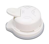 DANAIXZ 4 in 1 Corner Rounder Punch Multi Angle Paper Edge Rounding Tool for Crafting Scrapbooking Photo Cards Portable Lightweight Design Plastic and Stainless Steel Construction (White)