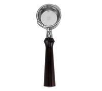 DANAIXZ 58MM Bottomless PORTAFILTER Stainless Steel Dual Ear Coffee PORTAFILTER for Classic Espresso Deluxe Evolution 06 CLASSICI (F Sandalwood)