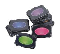 DANAIXZ 8 PCS Reflective Interference Ink Pad Set Colorful Water Based Stamp Pad for DIY Handicrafts Card Making Safe Non Fingerprint Ink for Crafting