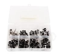 DANAIXZ 80pcs Fishing Guide Rings Set Stainless Steel Ceramic Guide Rings 8 Sizes Durable Smooth Rod Guides for Saltwater Freshwater Fishing Rod Repair and Replacement