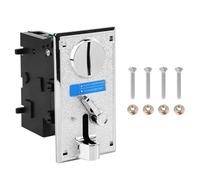 DANAIXZ Advanced Electronic CPU Coin Selector Acceptor Sorter for Games High Accuracy Durable Plastic Alloy Construction 12.5 x 6.5 x 14.5 cm Silver Panel