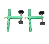 DANAIXZ Bench Dog Woodworking Clamp Set 2PCS Aluminum Alloy Adjustable One Hand Operation Fast Clamping for MFT Workbench 20mm Hole Size
