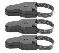 DANAIXZ Body Measuring Tape 3 Pack Mini Sewing Tape Measure with Lock Button Accurate Waist Measuring Tape for Tailoring Fitness Body Measurements 150cm Plastic Black