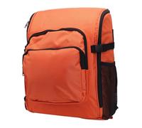 DANAIXZ Cleaning Tool Backpack Large Capacity 1000D Oxford Cloth Anti Splashing Housekeeping Supplies Bag for Professional Cleaners and Home Use 45x32x19cm (Orange)