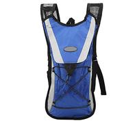 DANAIXZ Cycling Backpack Lightweight Durable Hydration Bag with Quick Fit Buckle for Outdoor Sports Camping Hiking 2L Blue Non Woven Fabric Polyester