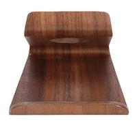 DANAIXZ Double Sided Walnut Tablet Stand Phone Holder Wooden Desktop Organizer for Office Home Use with Smooth Finish and Two Color Options (Walnut Color)