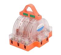 DANAIXZ Electrical Switch 3 Pole 2 Throw Brass Contact High Voltage Switch 380V with Transparent Cover for Home Industrial Circuit Control (100A)