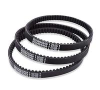DANAIXZ Go Kart Drive Belt 3 Pack Rubber Durable Heat Resistant Replacement Belt for Manco Sportworks Ken Bar Karts 5hp 7hp Engines Comet TAV2 Torque Converter Kit Black 8.6 x 0.4