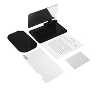 DANAIXZ H6 HUD Head Up Display Car Projector Holder Universal Adjustable Angle Smartphone Navigation Mount Large Screen 6 Inch Support ABS Plastic Black for Safe Driving Experience