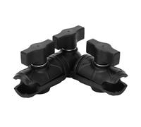 DANAIXZ Heavy Duty Composite Double Socket Swivel Arm 360 Degree Rotation Dual 1 Inch Ball Mounts with Ratchet Mechanism for Motorcycles Tractors Forklifts Nylon Construction 6.1 Inches
