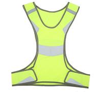 DANAIXZ High Visibility Safety Vest Reflective Adjustable Vest with 360 Degree Reflection for Running Cycling Night Safety Polyester Mesh EN20471 Standard Lightweight