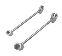 DANAIXZ Hinge Gap Adjusting Wrench Professional Heavy Duty Door Hinge Repair Tool Adjustable Spanner for Doors Security Doors Alloy Steel 2 Pieces 14mm to 25mm