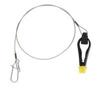 DANAIXZ Line Release Clips Adjustable Durable U Type Snap Streamlined Design Power Grip Fishing Accessory with 17.5inch Leader for Boat Trolling Fishing Anglers ABS Steel Material