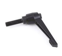 DANAIXZ M10 Male Thread Adjustable Clamping Lever High Strength Alloy Ratcheting Handle with Powder Coating for Industrial Machine Tools Heavy Duty Applications 25mm 30mm 40mm 50mm (M10*25)