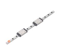 DANAIXZ MGN7H Linear Rail Guide High Precision Bearing Steel Linear Sliding Guideway with Carriage Block for CNC Machines 3D Printers Industrial Automation 30.8x17x6.5cm (100MM)