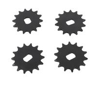 DANAIXZ Motor Sprocket 14 Teeth Steel Heavy Duty Front Sprocket for 420 Chain Upgrade High Performance Durable Motorcycle Drive Sprocket 4 Pack