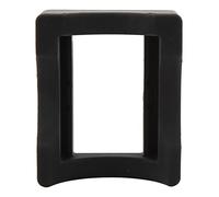 DANAIXZ Non Slip Silicone Cup Cradle Holder with Adjustable Angles for Applying Decals to Mugs Bottles Glasses Crafting Decorating Tool 10.5x8.8x4cm (Black)