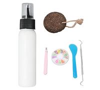 DANAIXZ Pick Stone Kit Anxiety Relief Sensory Fidget Toys Set with Scraper Tweezer Hook for Stress ADHD OCD Focus Improvement Tool Metal Plastic 8cm Stone